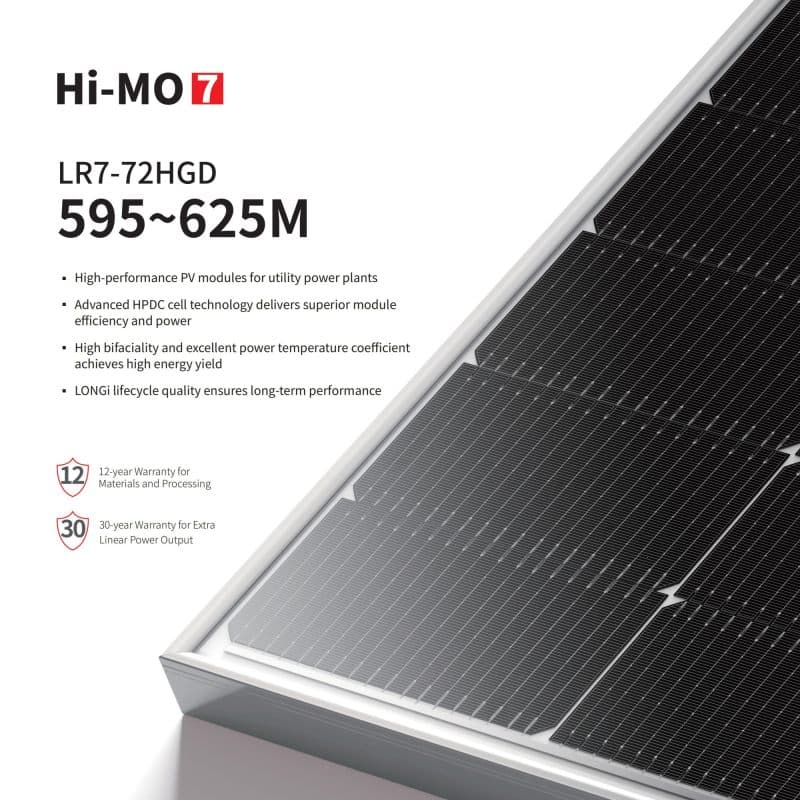 LONGi Hi-MO 7 LR7-72HGD photovoltaic module